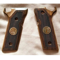 Beretta 92 Steel 1  custom pistol grips