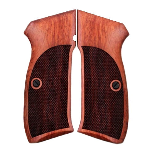 Cz 75B custom pistol grips made of Rosewood